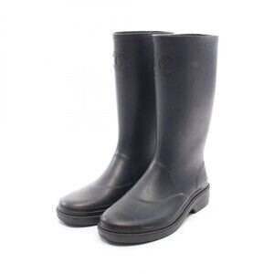 Chanel Coco Mark Long Rain Boots Shoes #309081C12B